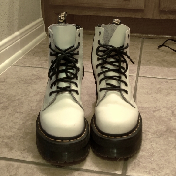 Dr. Martens Shoes - Dr. Martens White Jadons Women's Size 7